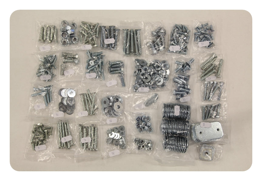 Installation hardware spares kit: for skid plates