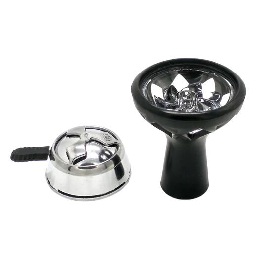 High Temperature Resistance Glass & Silicone Tobacco Bowl For Hookah Shisha,Sheesha,Chicha,Narguile Accessories SH-209