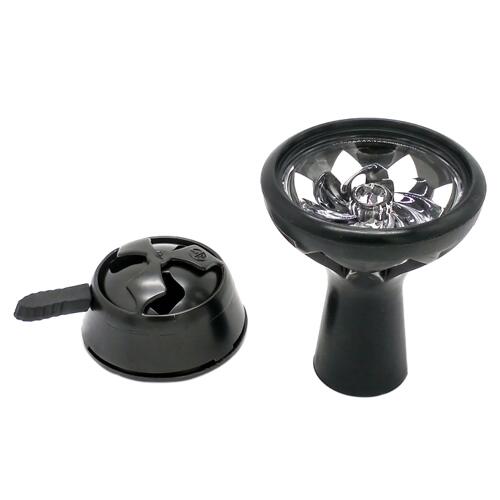 High Temperature Resistance Glass & Silicone Tobacco Bowl For Hookah Shisha,Sheesha,Chicha,Narguile Accessories SH-209