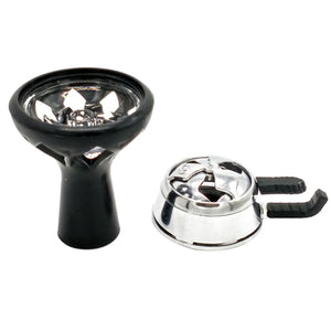 High Temperature Resistance Glass & Silicone Tobacco Bowl For Hookah Shisha,Sheesha,Chicha,Narguile Accessories SH-209