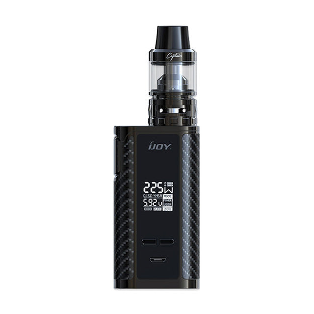 100% Original 225W IJOY Captain PD1865 TC Mod with Captain Tank 4ml TC Kit without 18650 Battery Electronic cigarette Vaping