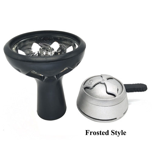 High Temperature Resistance Glass & Silicone Tobacco Bowl For Hookah Shisha,Sheesha,Chicha,Narguile Accessories SH-209
