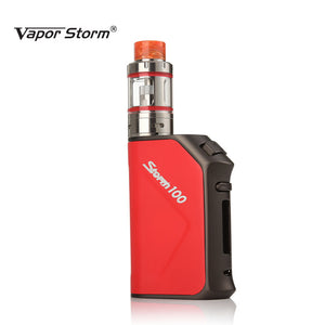 Original 100W Electronic Cigarette Vapor Storm TC Vape Fast Charge Box Mod 3200mah Top Refill Tank 0.2ohm 2mL Elektronik Sigara
