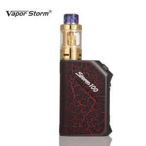 Original 100W Electronic Cigarette Vapor Storm TC Vape Fast Charge Box Mod 3200mah Top Refill Tank 0.2ohm 2mL Elektronik Sigara