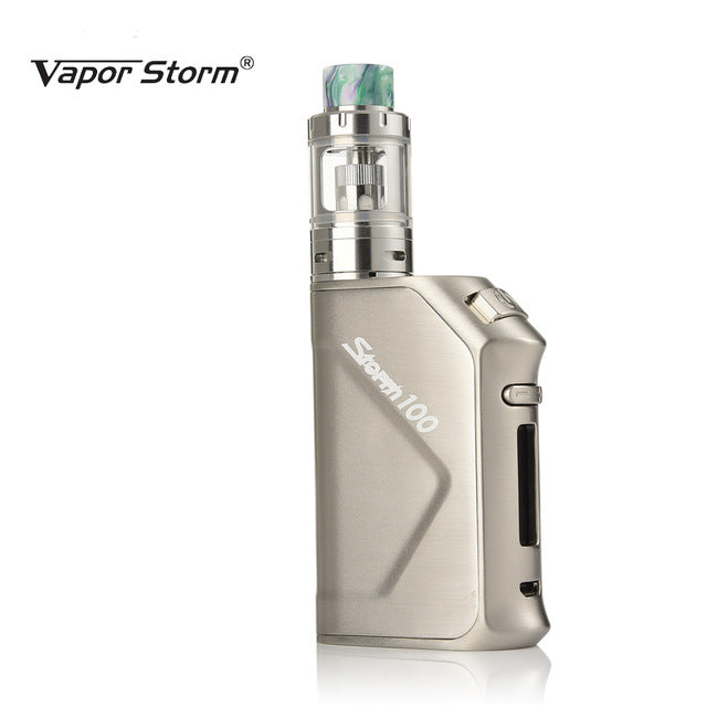 Original 100W Electronic Cigarette Vapor Storm TC Vape Fast Charge Box Mod 3200mah Top Refill Tank 0.2ohm 2mL Elektronik Sigara