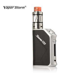 Original 100W Electronic Cigarette Vapor Storm TC Vape Fast Charge Box Mod 3200mah Top Refill Tank 0.2ohm 2mL Elektronik Sigara