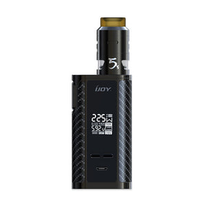 Original 225W IJOY Captain PD1865 TC Vape Kit with 2.6ml RDTA 5S Tank Max 225W Output No 18650 Battery E-cig Kit VS Alien 220w