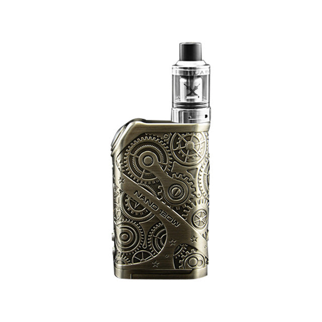 Original E Cigarette Tesla Nano 120W Starter kit Mechanical Box Mod Vape H8 Subohm Tank Vaporizer VS SMOK Alien istick pico Ecig