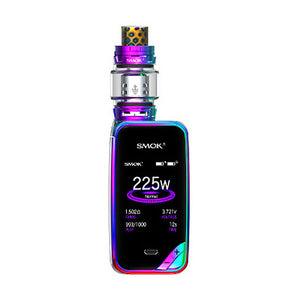 In Stock SMOK X-Priv 225W TC Vape Kit with 8ml/2ml TFV12 Prince Atomizer Compatible with Q4/X6/T10 Core 2.0-inch HD Screen